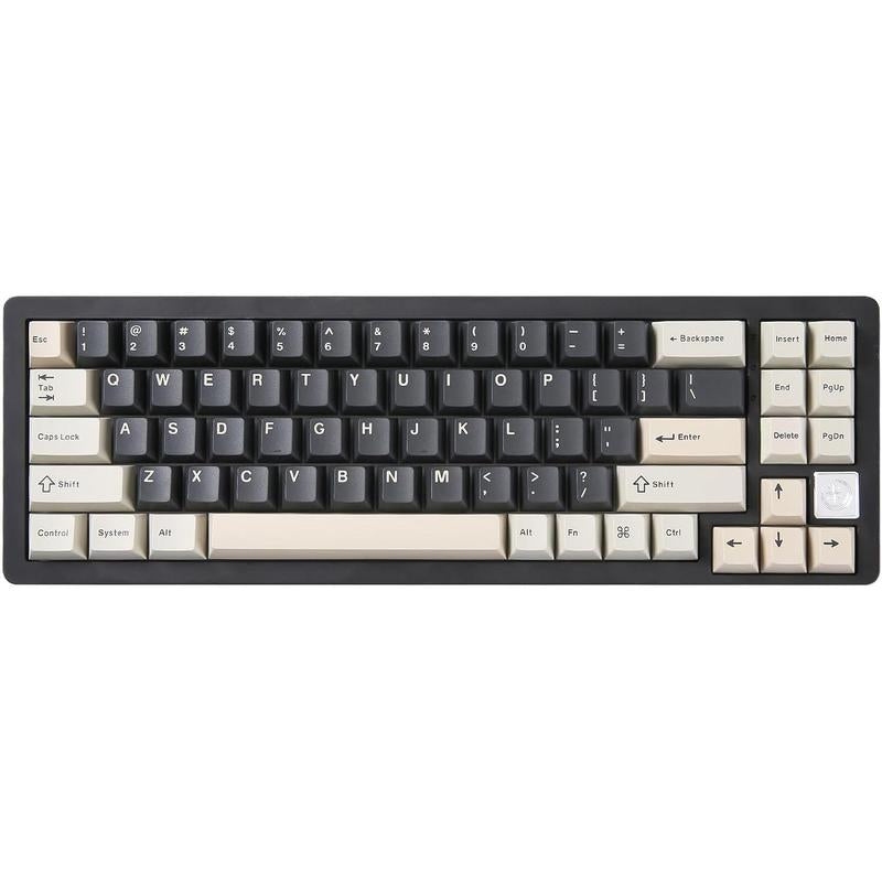 YUNZII AL71 75% Mechanical Keyboard,Full Aluminum Cnc,Hot Swappable Gasket,2.4Ghz Wireless BT5.0/USB-C Wired,Nkro Programmable RGB Backlight Creamy Typing for Win/Mac(Pink, Crystal White Switch)